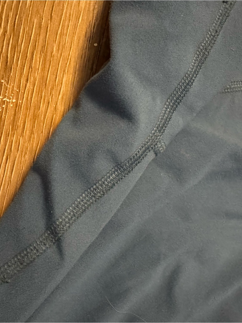 Patagonia Slate Blue High-Rise Bike Shorts with Side Pockets - Picture 3 of 4